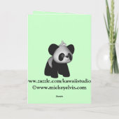 De Kaart van Doll van China van Kawaii (Achterkant)