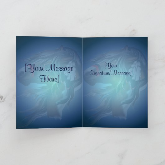 De Kaart van Dreamcatcher van het Paard van de (Binnen)