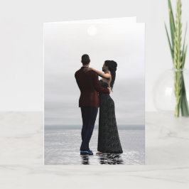 De Kaart van een dansende paar Fine Art Valentijns