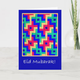 De Kaart van Eid - het Islamitische Dekbed van het