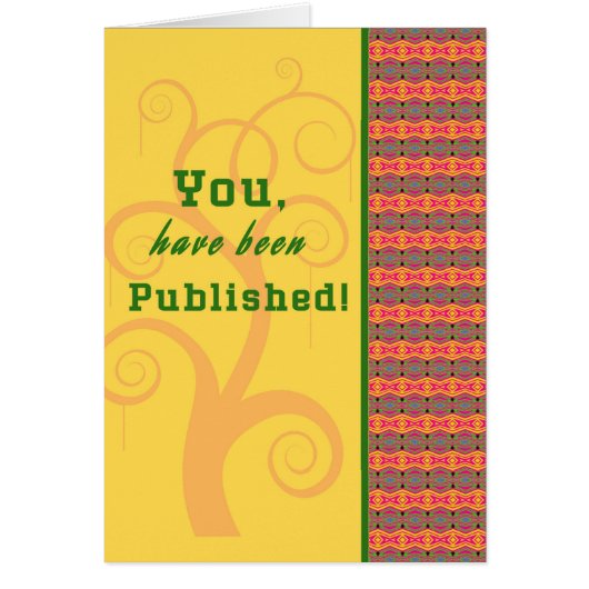 De Kaart van felicitaties voor het Eerste Gepublic (Voorkant)