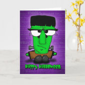 De Kaart van Frankie Halloween van de Pret van (Gele Bloem)