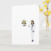 De Kaart van gelukwensen--Eerste Baan (Gele Bloem)