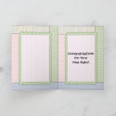 De Kaart van gelukwensen: Teddy BearWith een (Binnen)