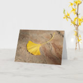 De Kaart van Ginkgo solo (Gele Bloem)