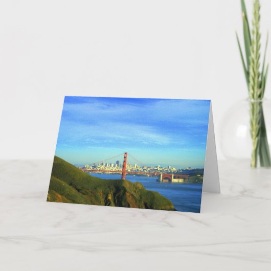 De Kaart van golden gate bridge (Voorkant)