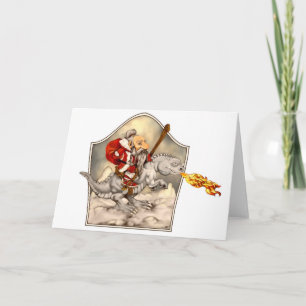 De Kaart van Goliday van de Draak van Kerstmis