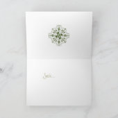 De kaart van Greetting met Lets zonontwerp (Binnen)