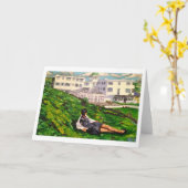 De Kaart van groeten - "na Ontbijt" - Burgh Eiland (Gele Bloem)