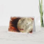 De Kaart van Grunge van de Bal van de basis (Voorkant)