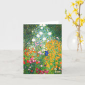 De Kaart van Gustav Klimt Flower Garden Note (Gele Bloem)