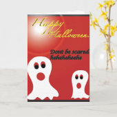 De Kaart van Halloween (Gele Bloem)