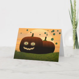 De kaart van Halloween
