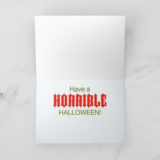 De Kaart van Halloween #1 (Binnen)