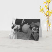 De kaart van Halloween van Bumblesnot: Werktijd op (Gele Bloem)