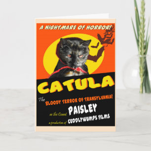 De Kaart van Halloween van Catula