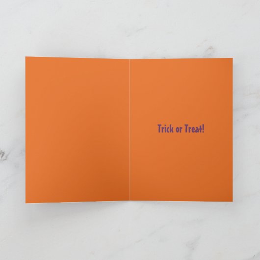 De Kaart van Halloween van de Heks van Corgi (Binnen)