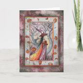 De Kaart van Halloween van de Heks van de mysticus (Voorkant)