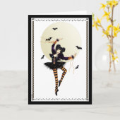 De Kaart van Halloween van de Prinses van de (Gele Bloem)