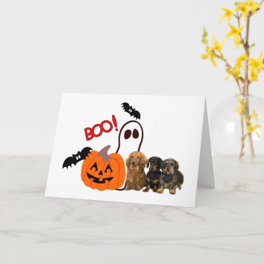 De Kaart van Halloween van de tekkel (Gele Bloem)