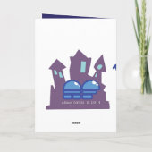 De Kaart van Halloween van de telling (Achterkant)