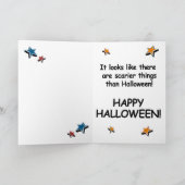 De Kaart van Halloween van de troef - Er is enger (Binnen)