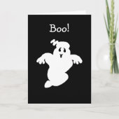De Kaart van Halloween van het spook (Voorkant)