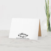 De Kaart van Halloween van het Spook van het (Achterkant)