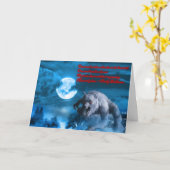 De kaart van Halloween van Lycan (Gele Bloem)