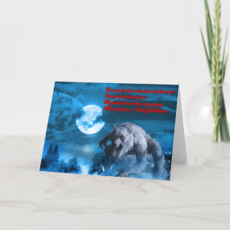 De kaart van Halloween van Lycan