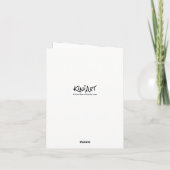 De Kaart van Havanese Valentijn van KiniArt (Achterkant)