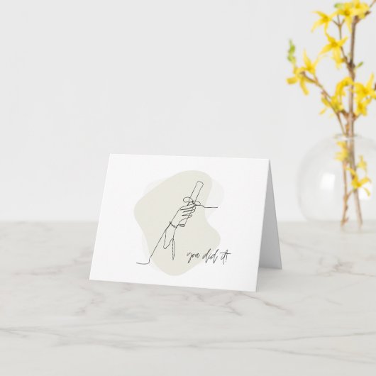 De Kaart van het afstuderen, Afstuderen Congrats,  (Gele Bloem)