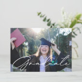 De Kaart van het Afstuderen van de Moderne Kalligr (Staand voorkant)