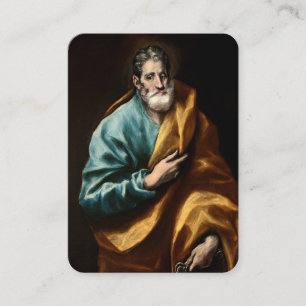 De Kaart van het apostelgebed van Petrus Visitekaartje