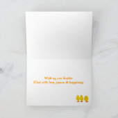 De Kaart van het babykuikens van Pasen (Binnen)