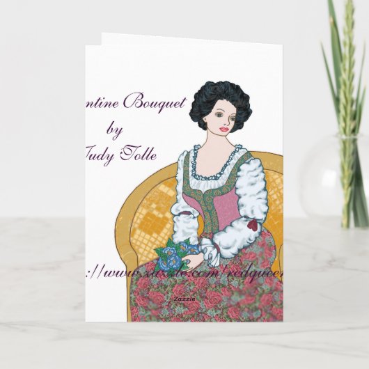 De Kaart van het Boeket van Valentijn (Achterkant)