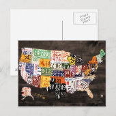 De Kaart van het Bord van de vergunning van de Ver (Voorkant / Achterkant)