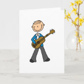 De Kaart van het Cijfer van de Stok van de gitaar (Gele Bloem)