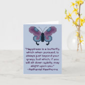 De Kaart van het Citaat van het Geluk van (Gele Bloem)