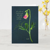 De Kaart van het Citaat van het Mirakel van Boedha (Gele Bloem)