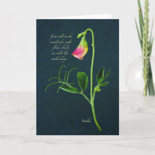 De Kaart van het Citaat van het Mirakel van Boedha