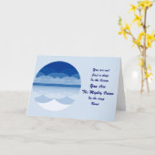 De Kaart van het Citaat van Rumi. Oceaan (Gele Bloem)