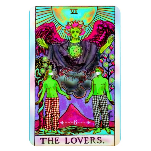 De Kaart van het Coronavirus Tarot Magneet (Verticaal)