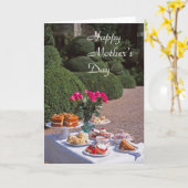 De kaart van het de theemoederdag van de room (Gele Bloem)