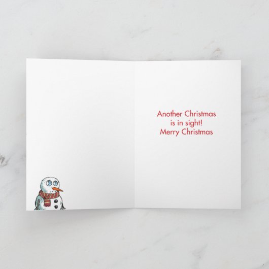 De Kaart van het Document van de Grap van Kerstmis (Binnen)