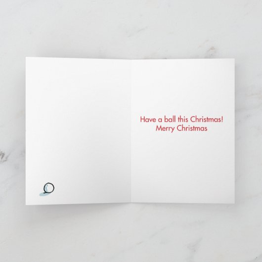 De Kaart van het Document van de Grap van Kerstmis (Binnen)