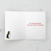 De Kaart van het Document van de Grap van Kerstmis (Binnen)