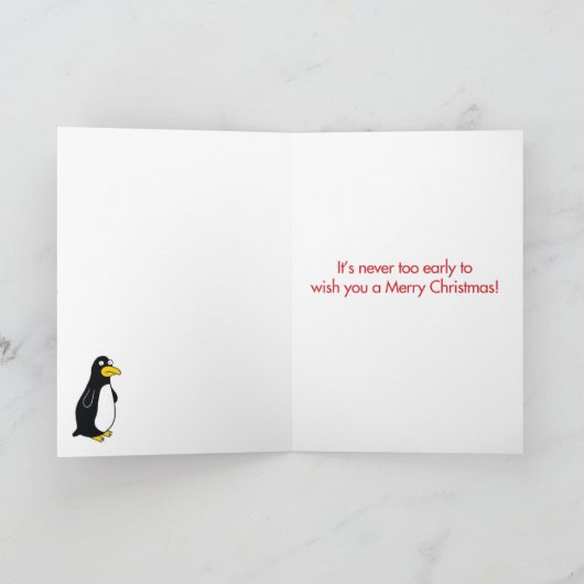 De Kaart van het Document van de Grap van Kerstmis (Binnen)