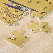 De  kaart van het Dode Zee Legpuzzel (Zijkant)