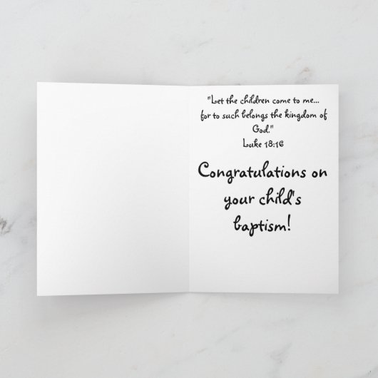 De Kaart van het doopsel (Binnen)